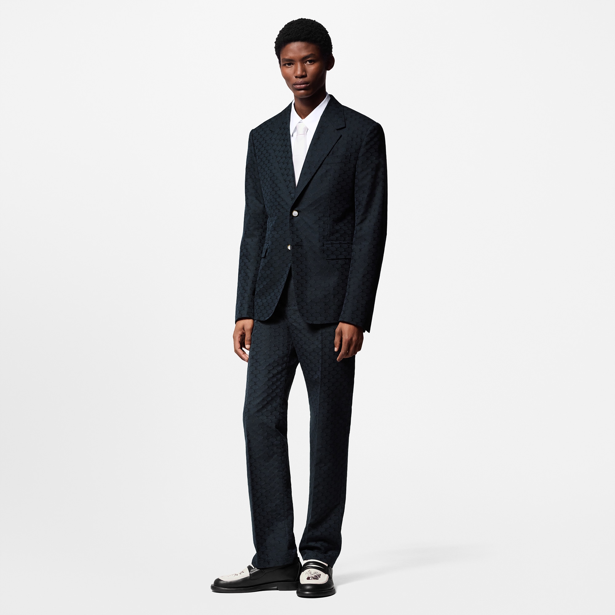 Single-Breasted Silk And Cotton Pont Neuf Jacket - Men